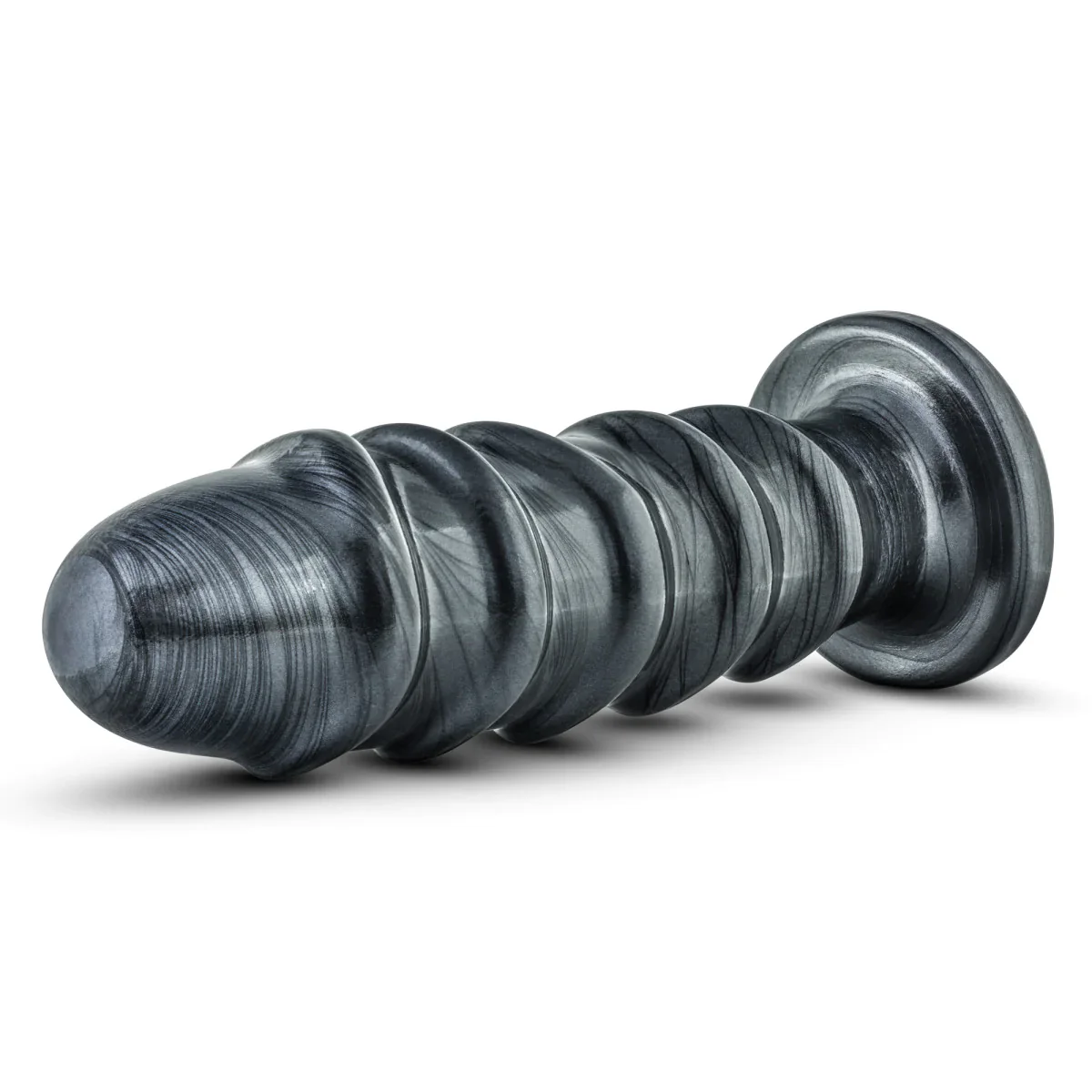 Jet Annihilator Carbon Metallic Black 11-Inch Anal Plug With Suction Cup Base - Image 6