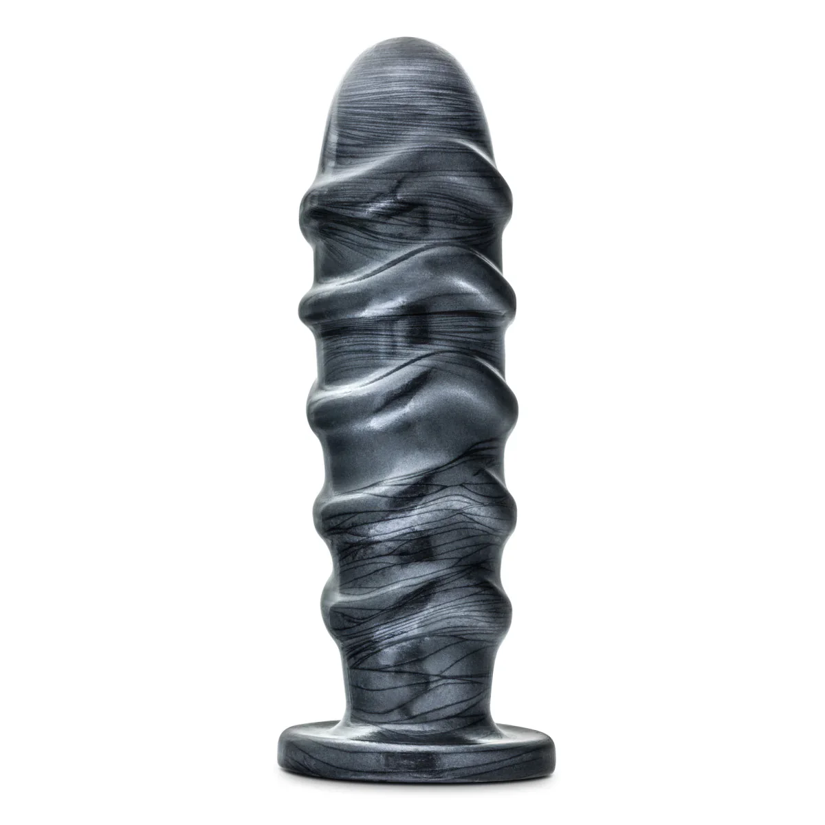 Jet Annihilator Carbon Metallic Black 11-Inch Anal Plug With Suction Cup Base - Image 9