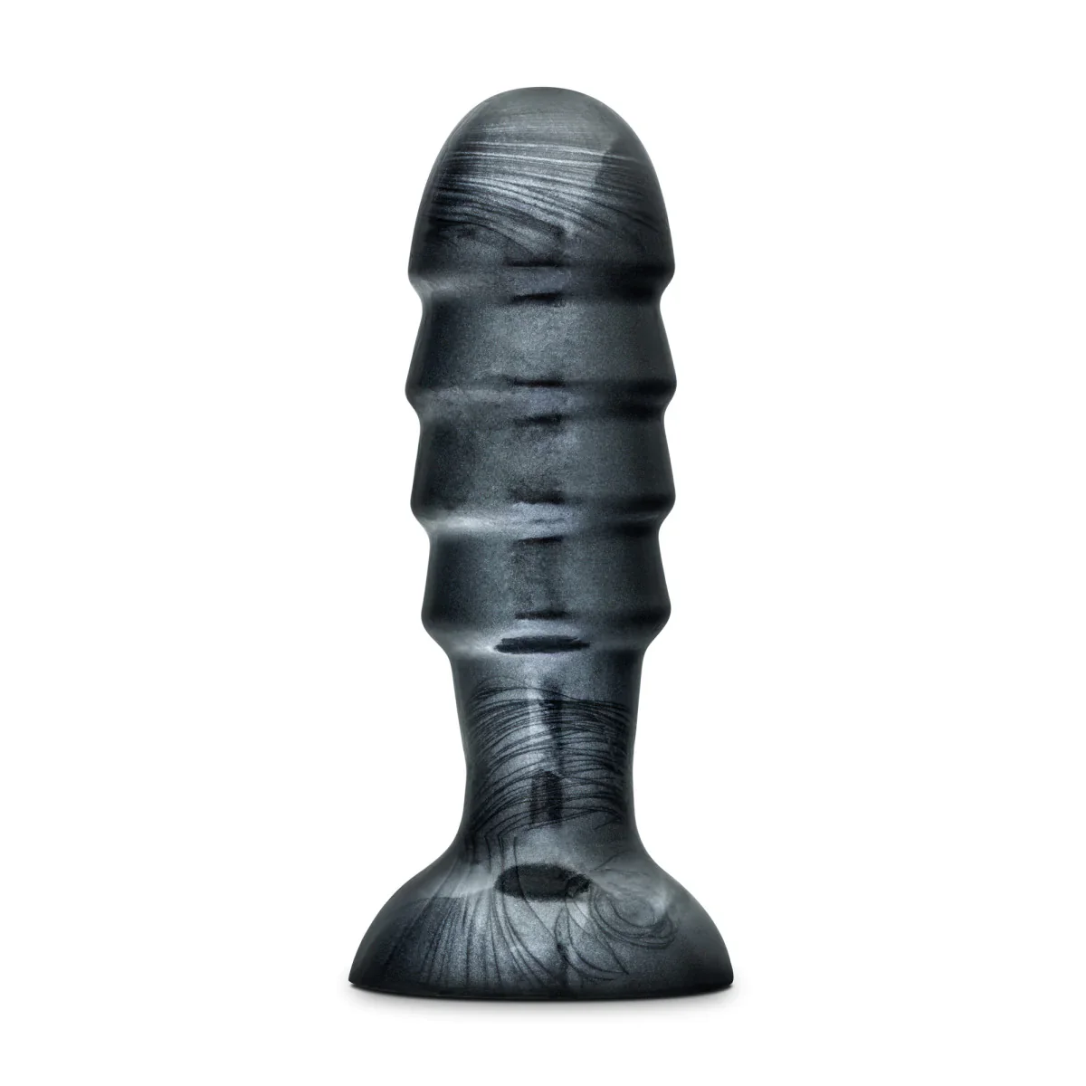 Jet Bruiser Carbon Metallic Black 7.5-Inch Anal Plug With Suction Cup Base - Image 4