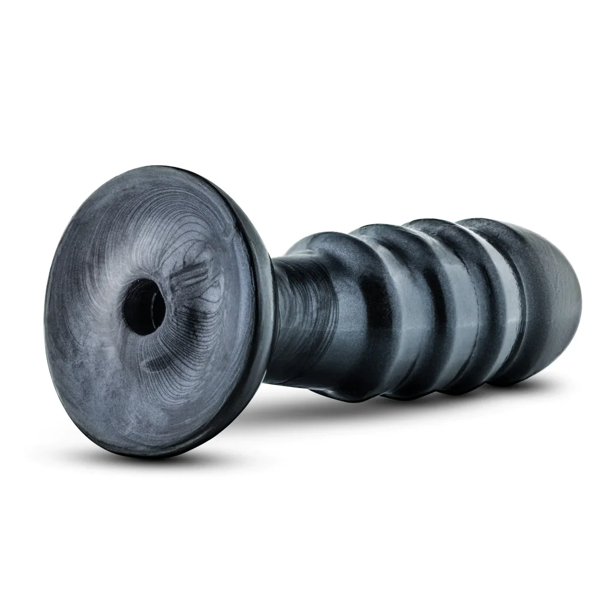 Jet Bruiser Carbon Metallic Black 7.5-Inch Anal Plug With Suction Cup Base - Image 5