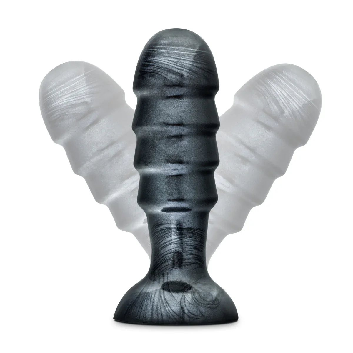 Jet Bruiser Carbon Metallic Black 7.5-Inch Anal Plug With Suction Cup Base - Image 7