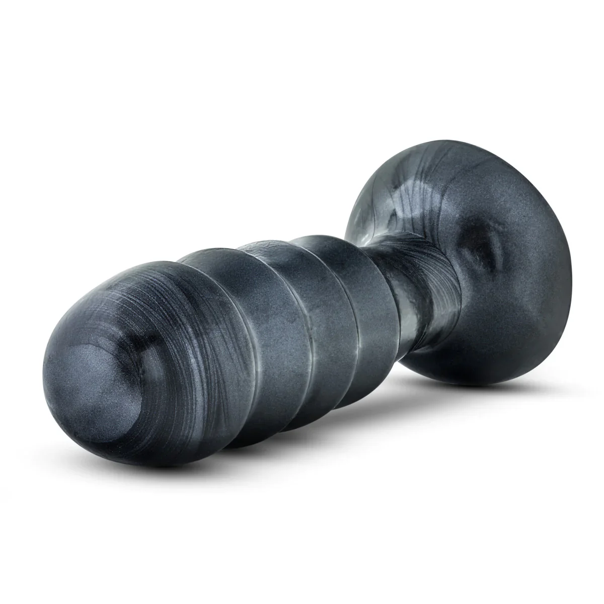 Jet Bruiser Carbon Metallic Black 7.5-Inch Anal Plug With Suction Cup Base - Image 8