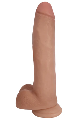 JOCK 11 Inch Dildo with Balls - Light - Image 2
