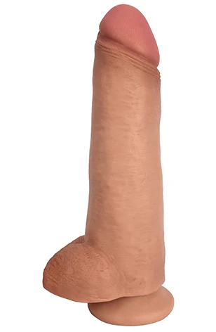 JOCK 12 Inch Dildo with Balls - Light - Image 2