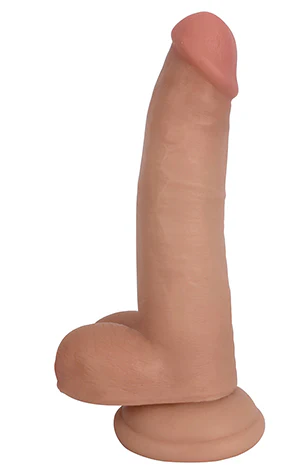 JOCK 8 Inch Dildo with Balls - Light - Image 2