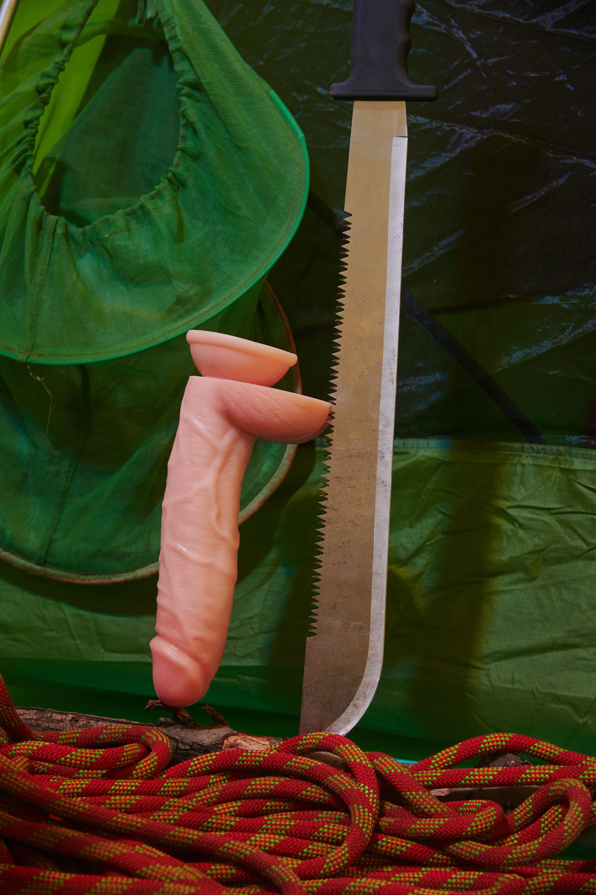 JOCK 9 Inch Dildo with Balls - Light - Image 3
