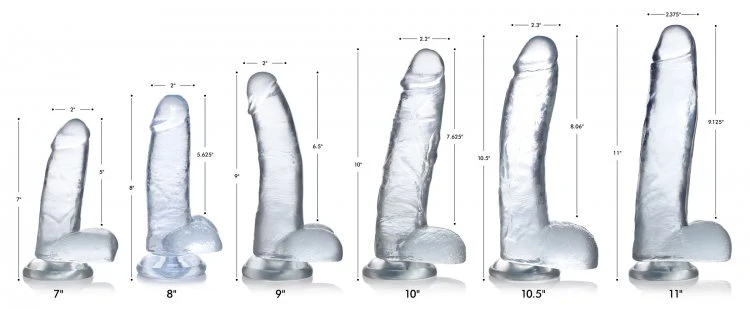 Jock C-Thru Dildo - 11 Inch - Image 6