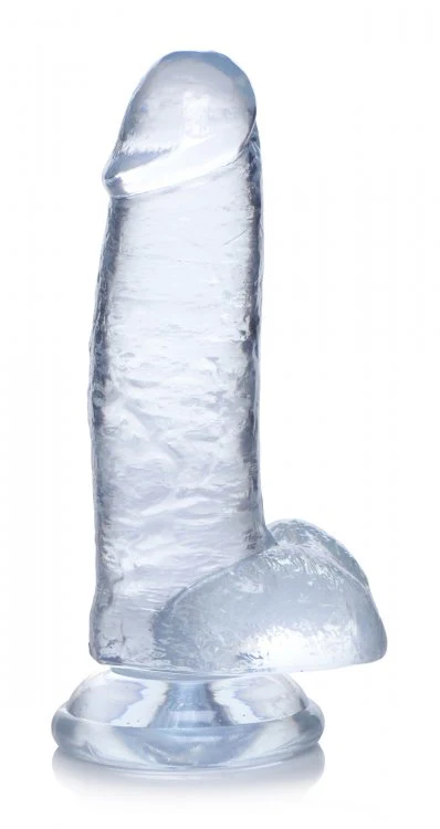 Jock C-Thru Dildo with Balls - 7 Inch - Image 3