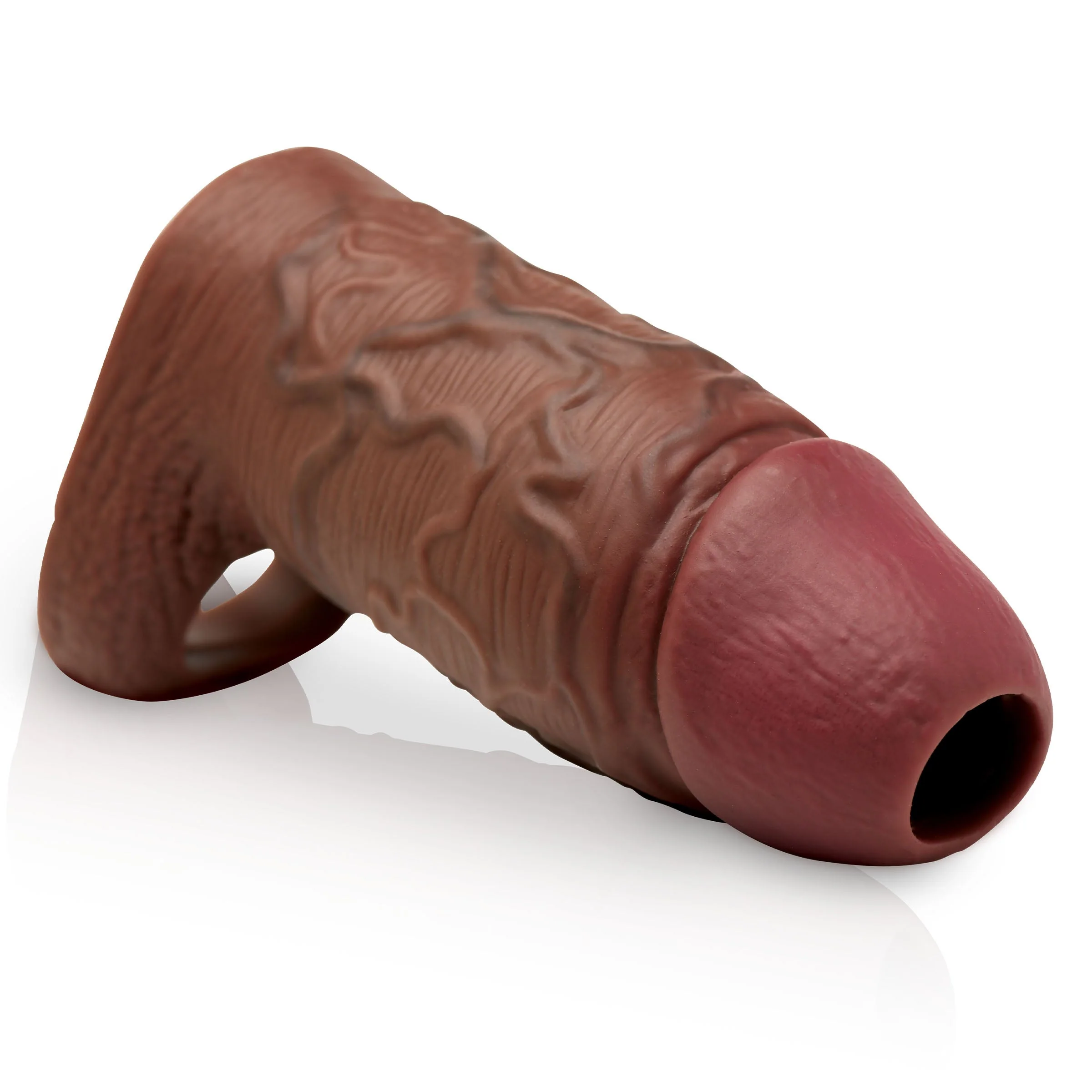 JOCK Enhancers Silicone Penis Extension Sleeve - Dark - Image 5