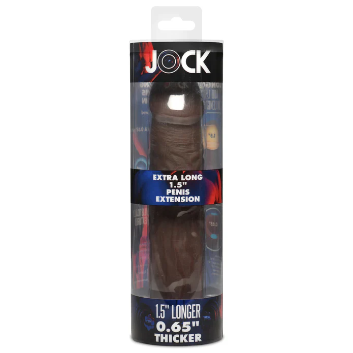JOCK Extra Long Penis Extension Sleeve - Dark - Image 10