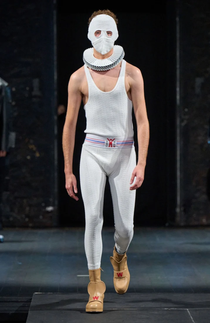 WALTER VAN BEIRENDONCK Jock Leggings White SS23 - Image 2