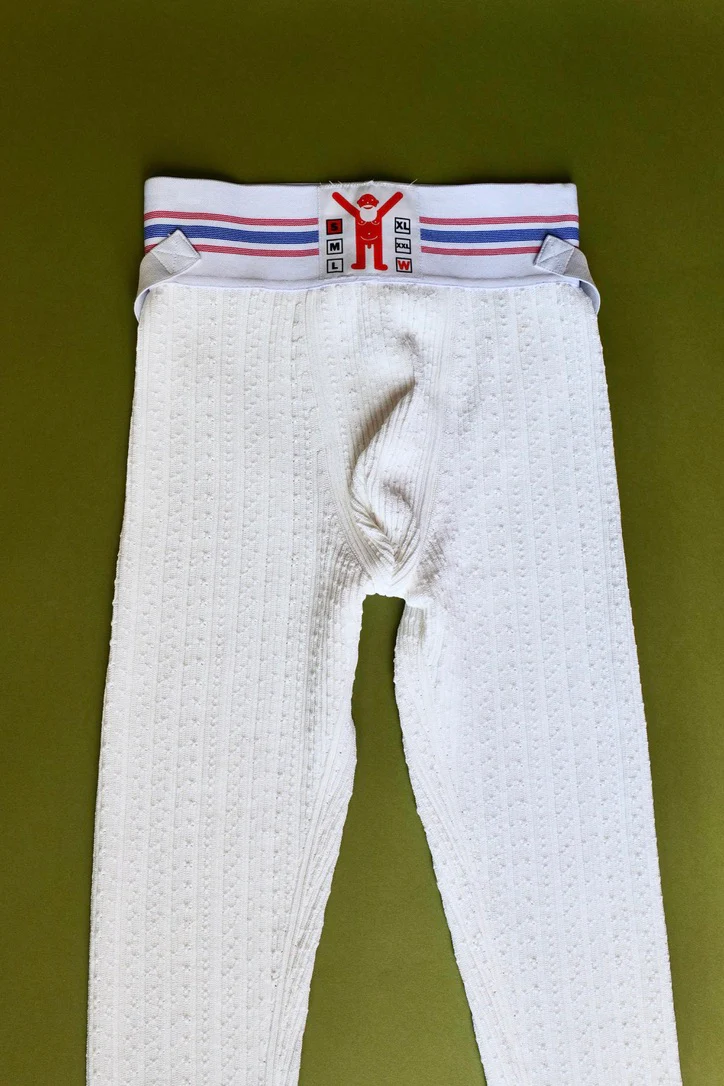 WALTER VAN BEIRENDONCK Jock Leggings White SS23 - Image 4