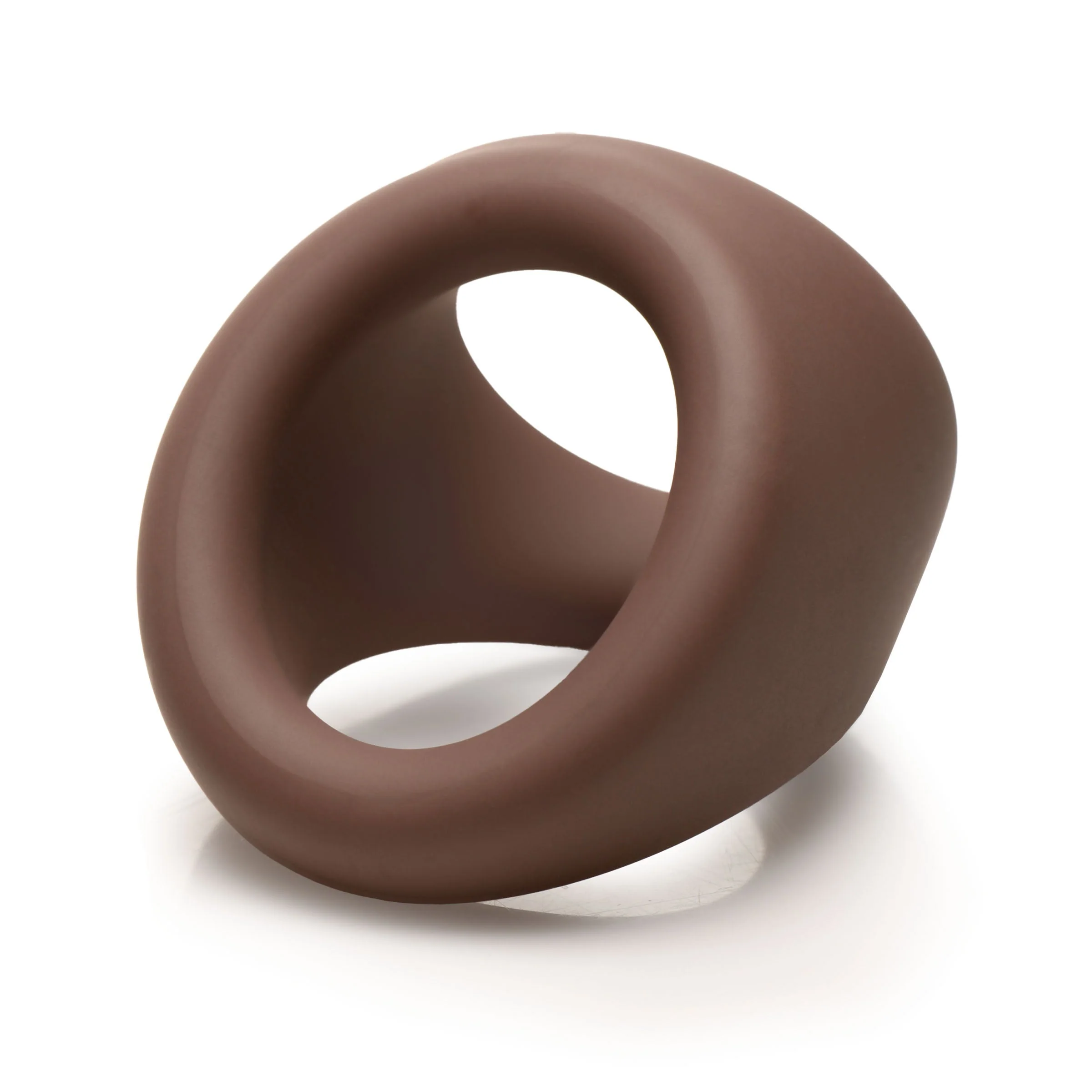 JOCK Silicone Cock & Ball Ring - Dark - Image 5