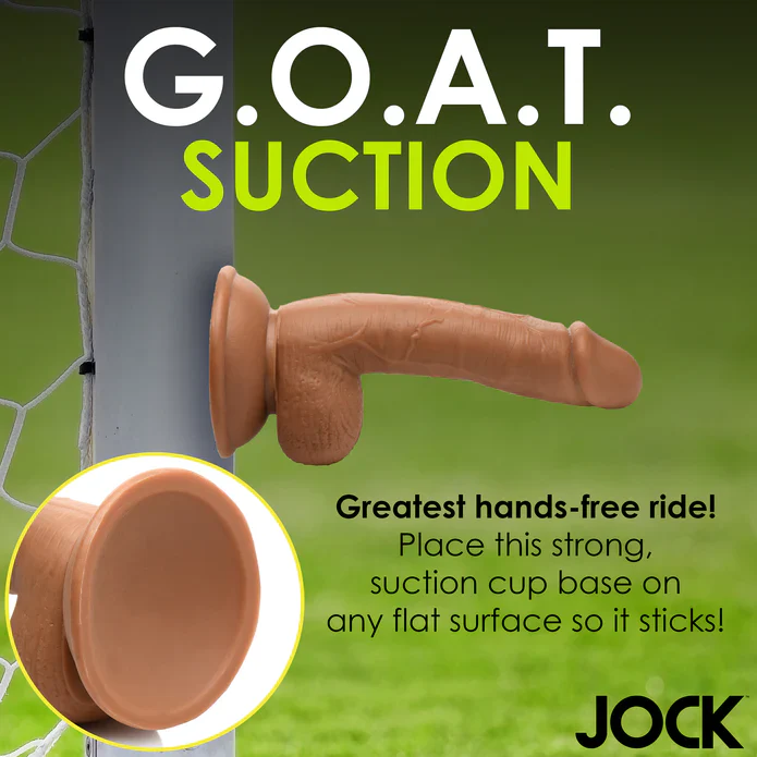 JOCK Soccer Sam 7" Dildo W/ Balls Medium - Image 6