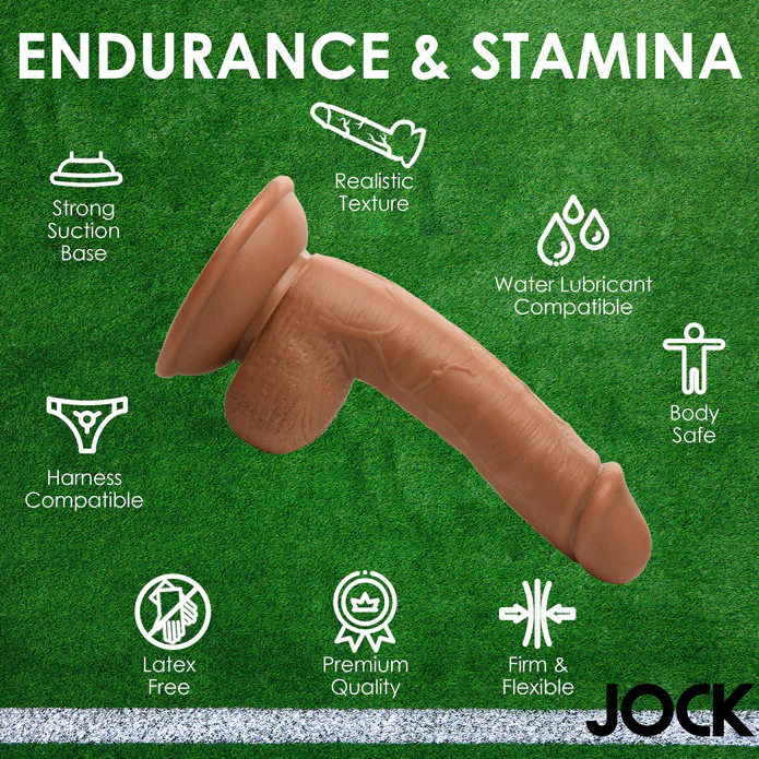 JOCK Soccer Sam 7" Dildo W/ Balls Medium - Image 7