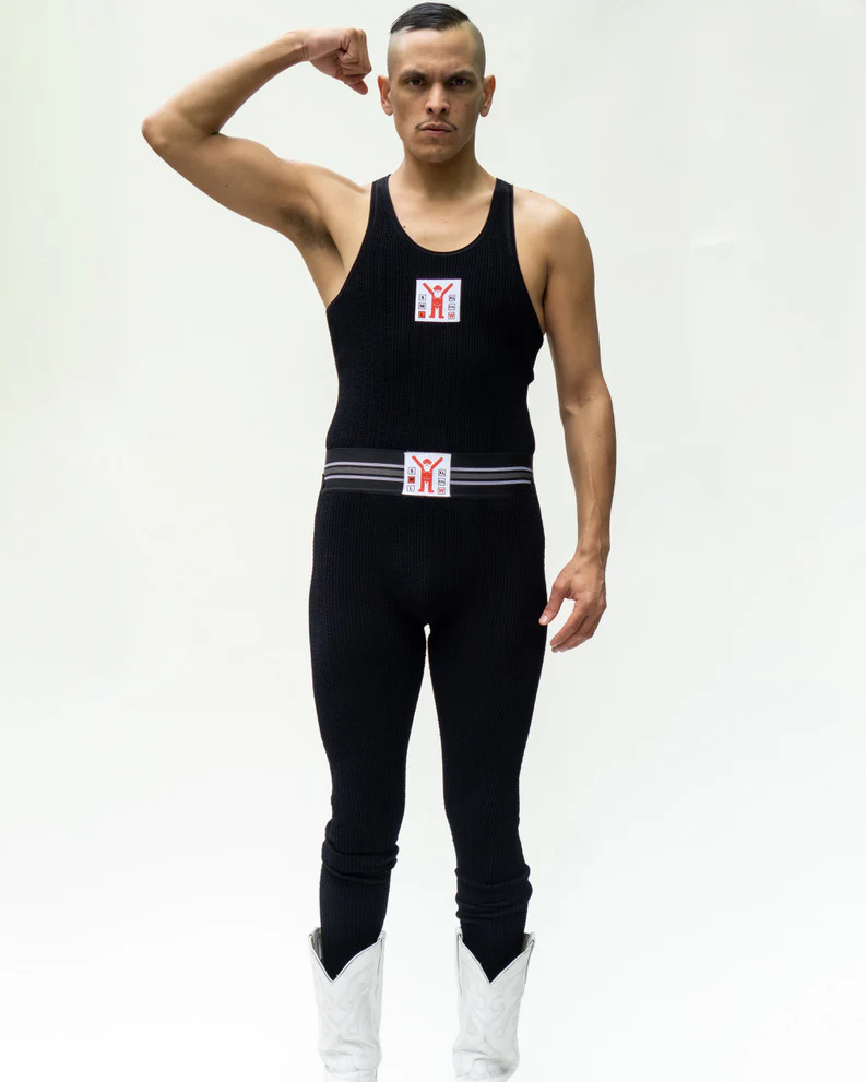 WALTER VAN BEIRENDONCK Jock Tank Black SS23 - Image 3