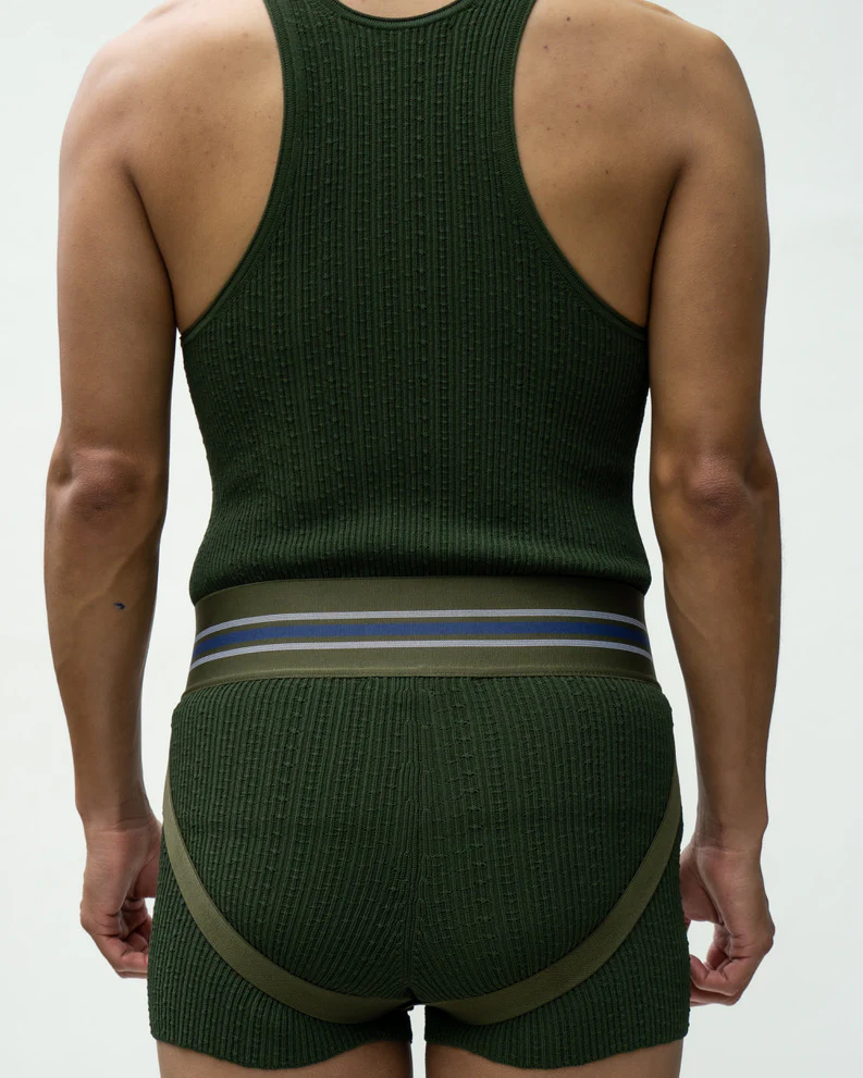 WALTER VAN BEIRENDONCK Jock Tank Green SS23 - Image 8