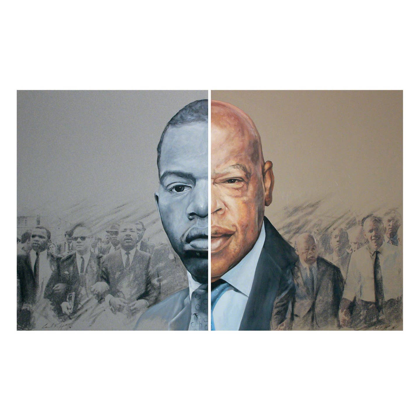 John Lewis w/ Autographed Collector Card - Image 6