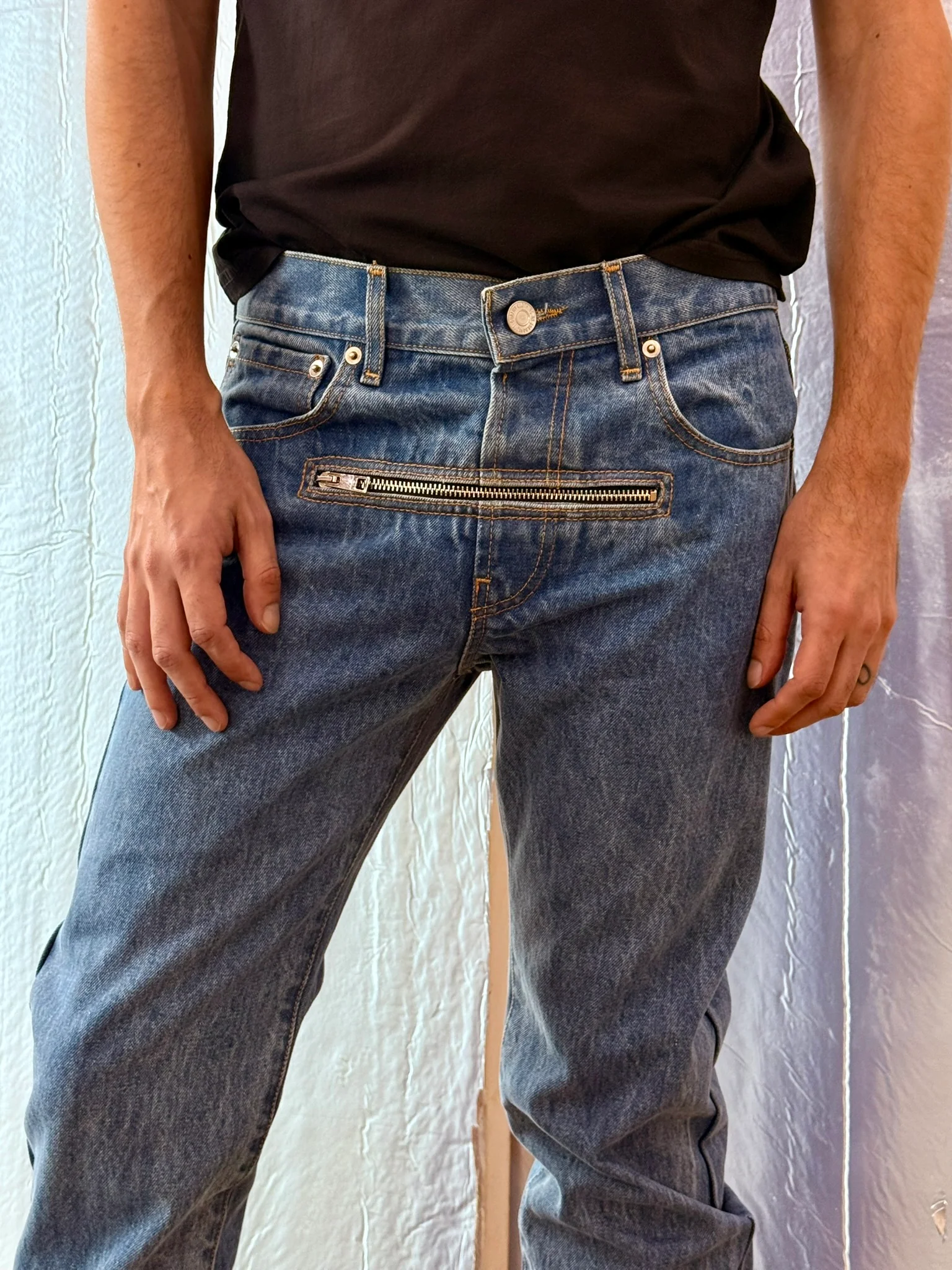 Jordanluca ROBIN JEANS LIGHT INDIGO - Image 3