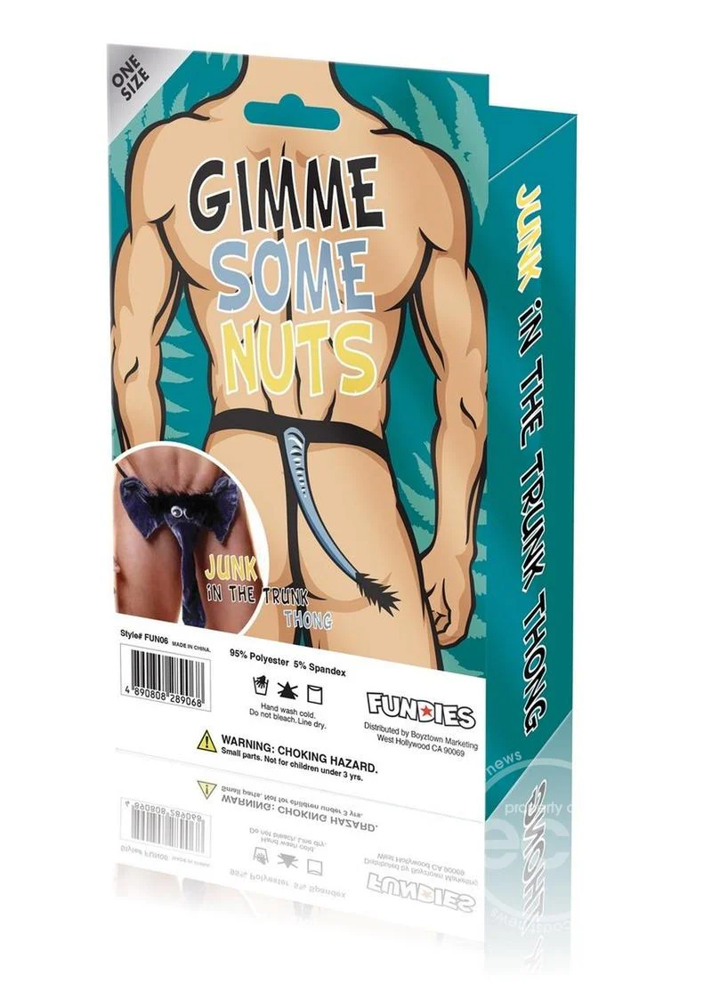 Fundies Junk In The Trunk Jockstrap - O/S - Grey - Image 4
