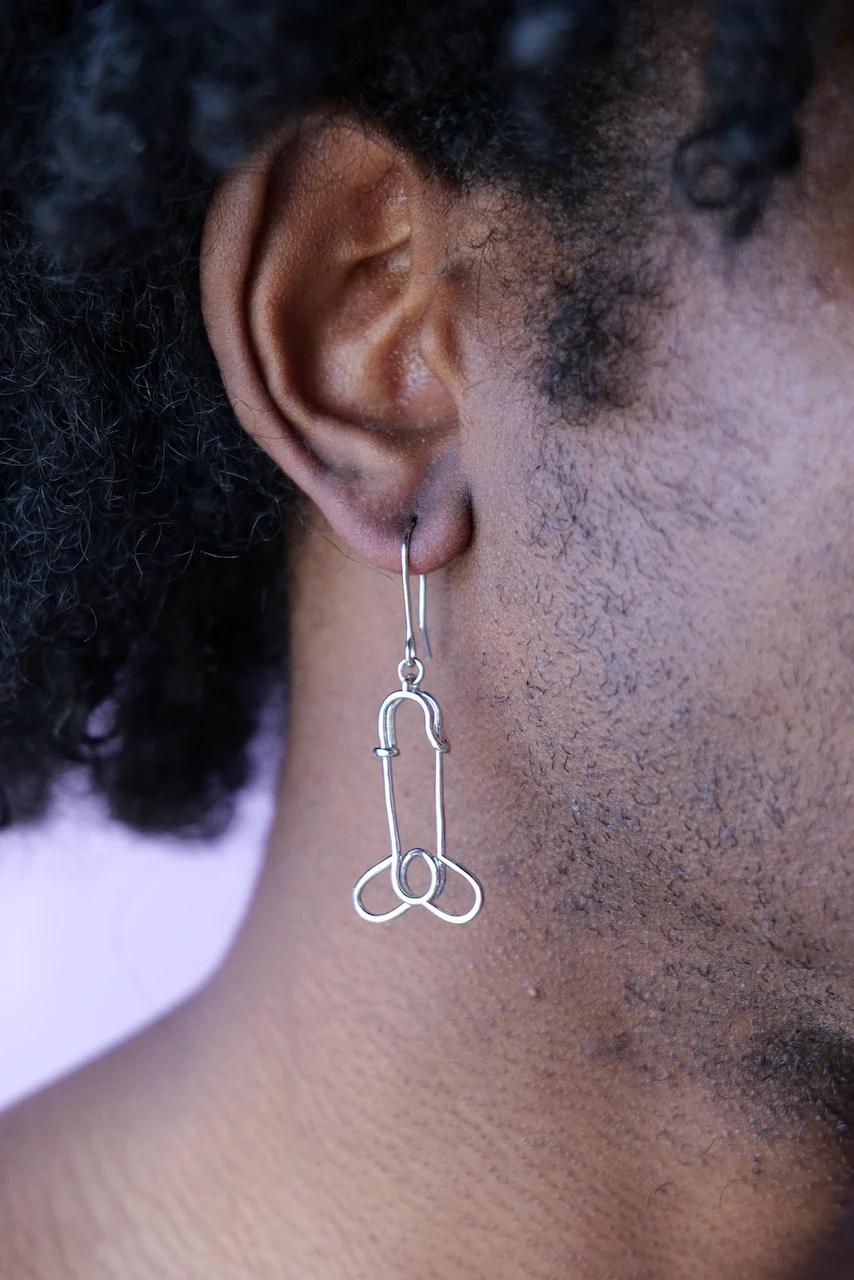 JW ANDERSON PENIS PIN DROP EARRINGS - Image 3