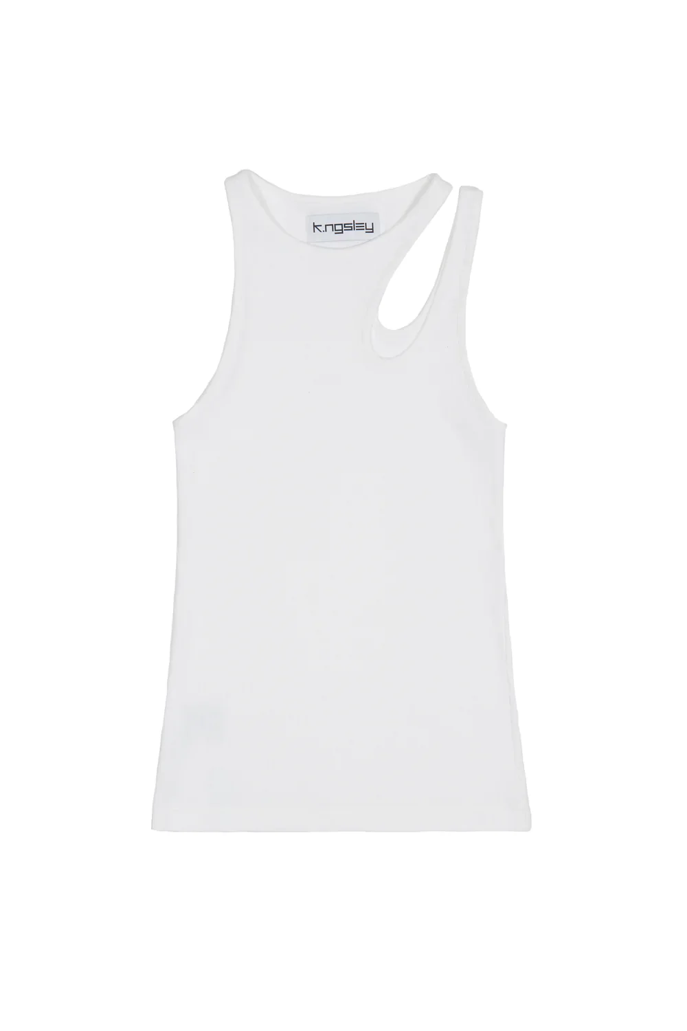 K.NGSLEY "ROMAIN" TANK TOP WHITE - Image 7