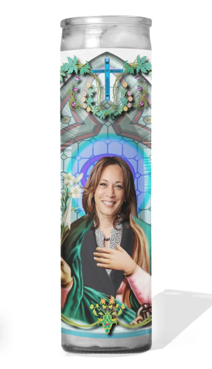 Kamala Harris Celebrity Prayer Candle - Image 2