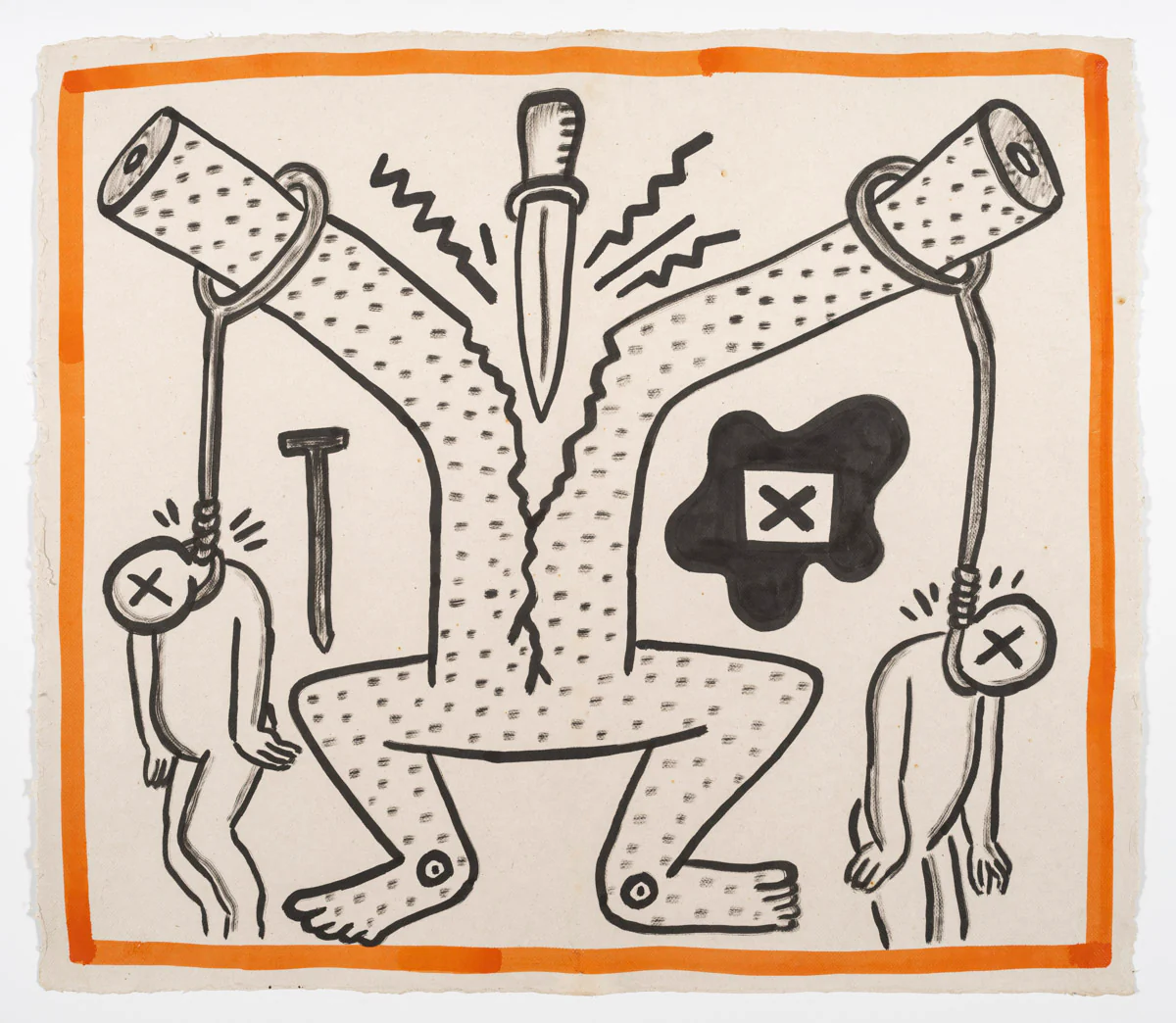 KEITH HARING @ BARBARA GLADSTONE EXHIBITION CATALOGUE - Image 10