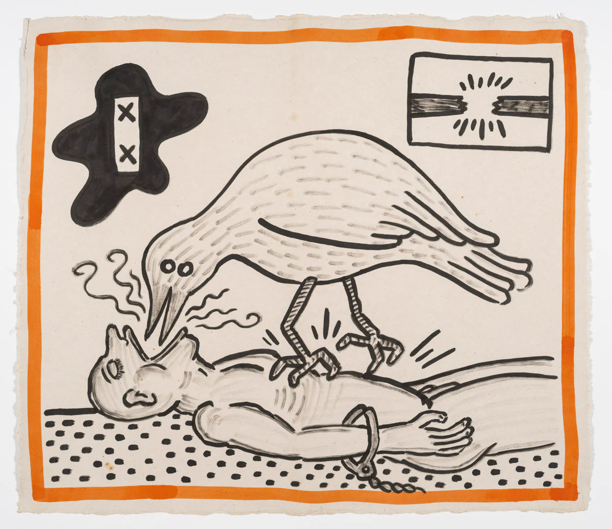 KEITH HARING @ BARBARA GLADSTONE EXHIBITION CATALOGUE - Image 11