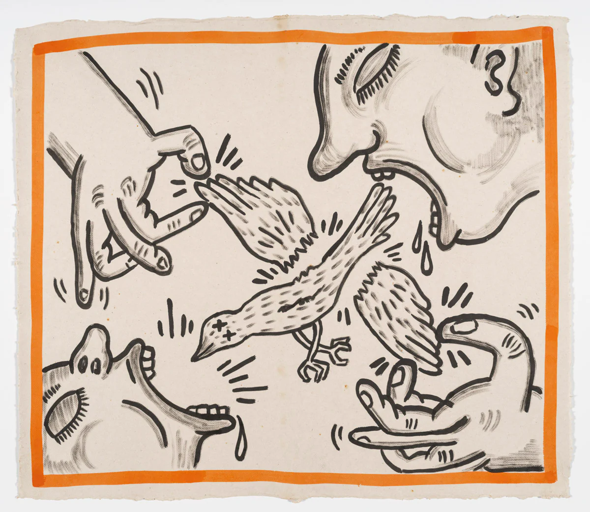 KEITH HARING @ BARBARA GLADSTONE EXHIBITION CATALOGUE - Image 12