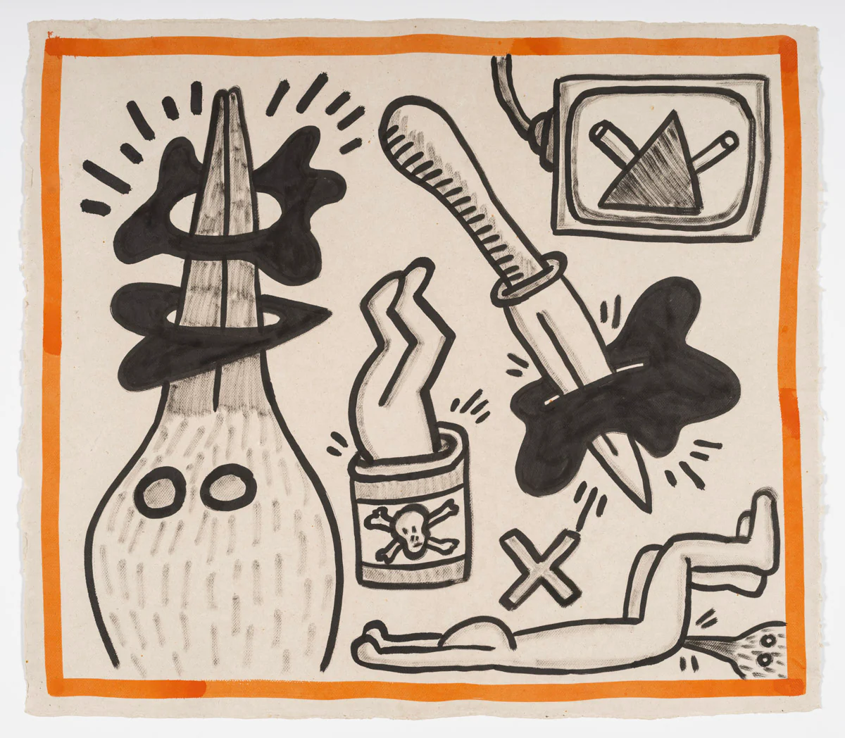 KEITH HARING @ BARBARA GLADSTONE EXHIBITION CATALOGUE - Image 19