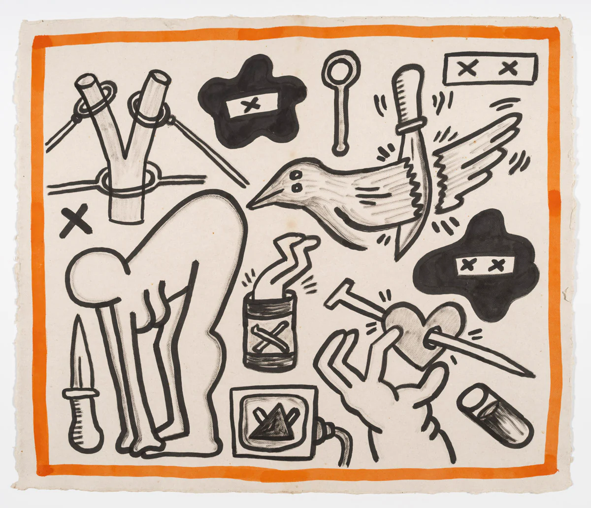 KEITH HARING @ BARBARA GLADSTONE EXHIBITION CATALOGUE - Image 8