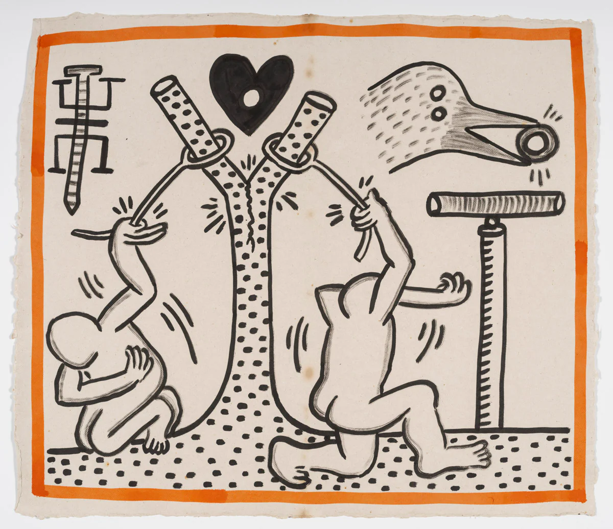 KEITH HARING @ BARBARA GLADSTONE EXHIBITION CATALOGUE - Image 9