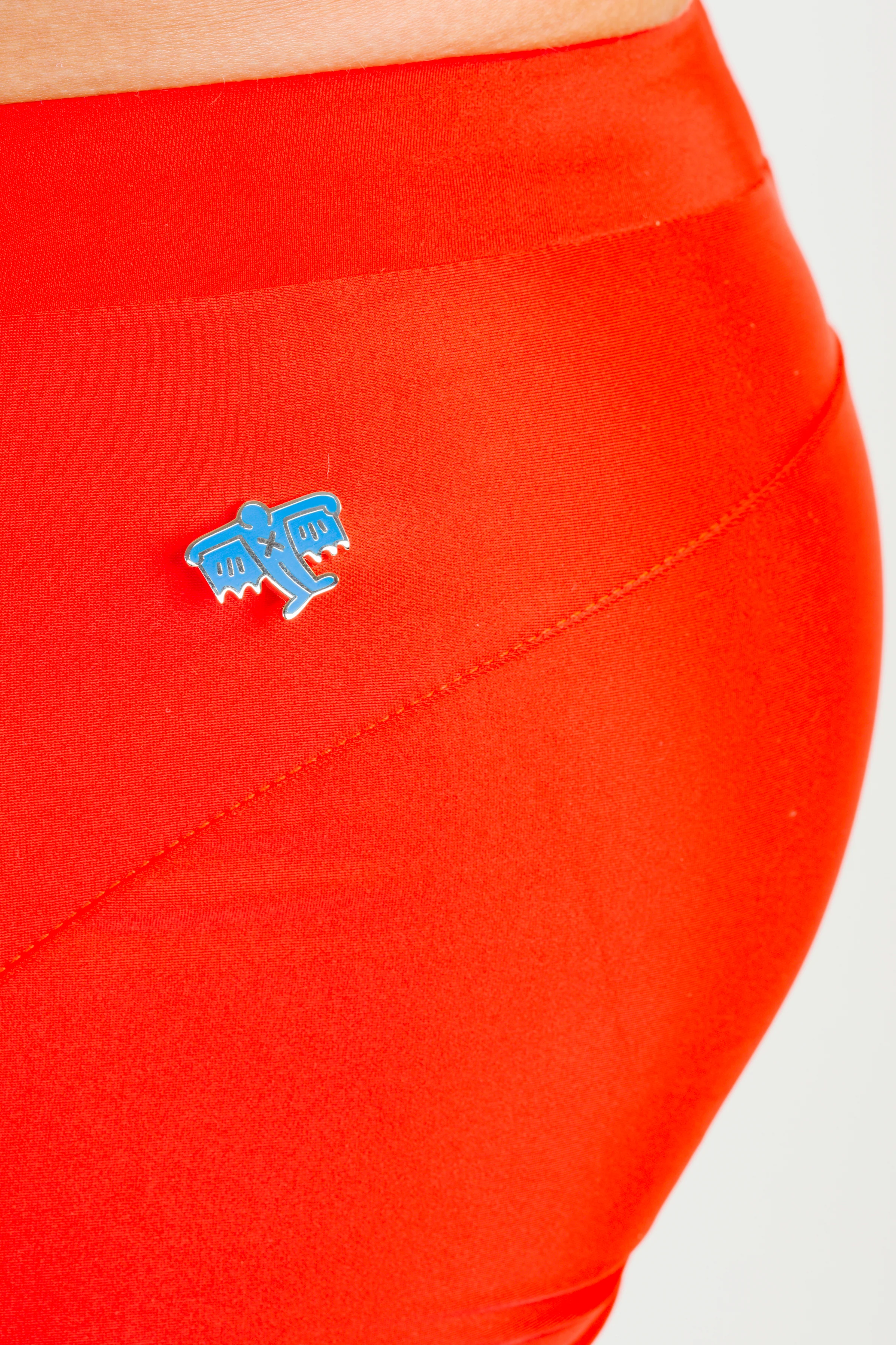 KEITH HARING BAT DEMON PIN - BLUE - Image 4