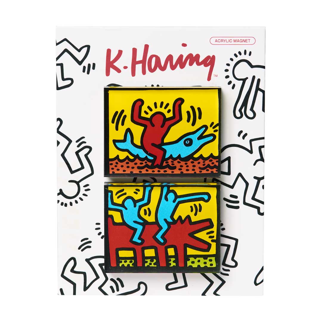 Keith Haring - Dolphin Ride Magnet Set - Image 2