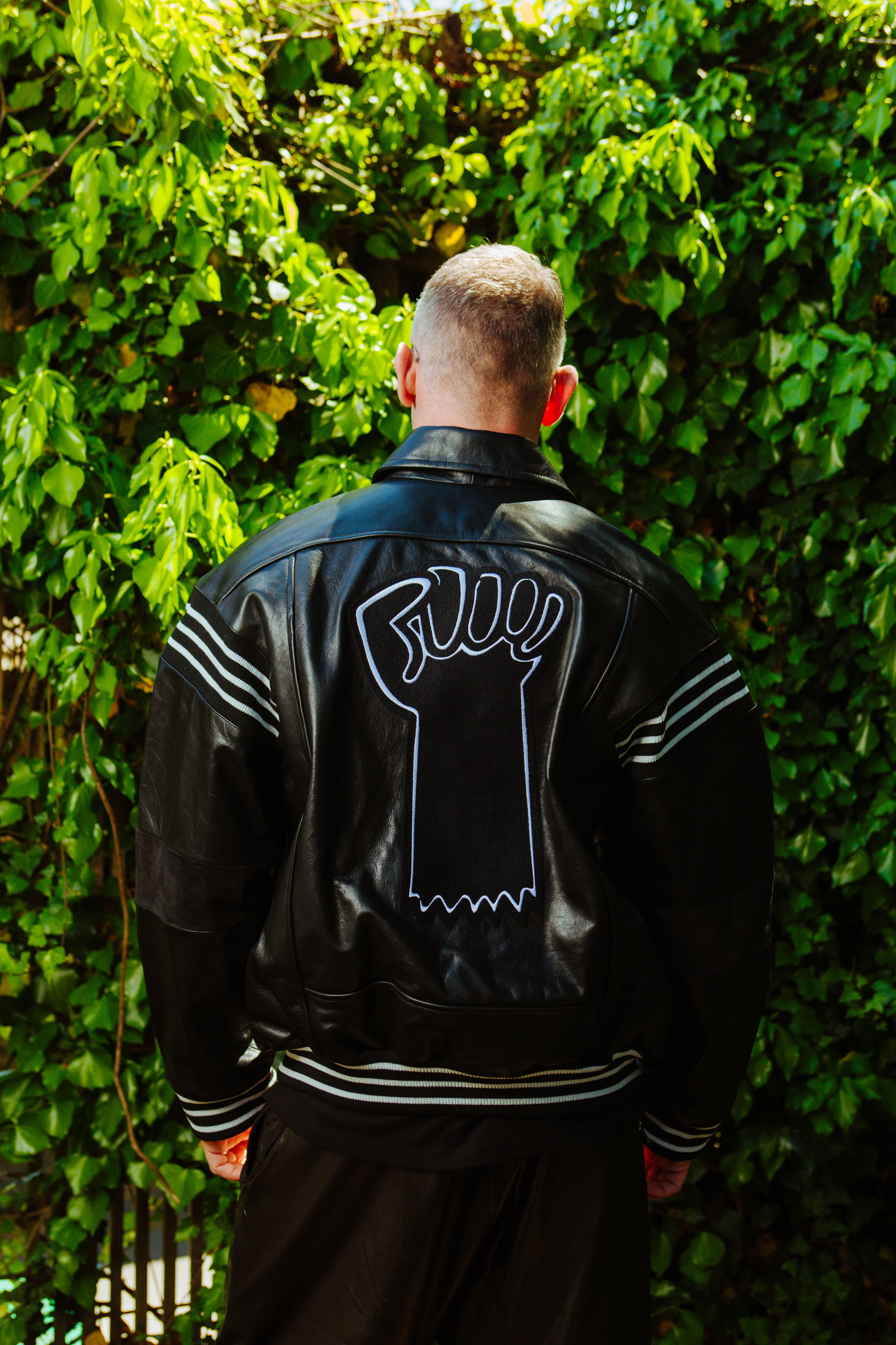 KEITH HARING LEATHER JACKET BY HONEY FUCKING DIJON SS22 - Image 11