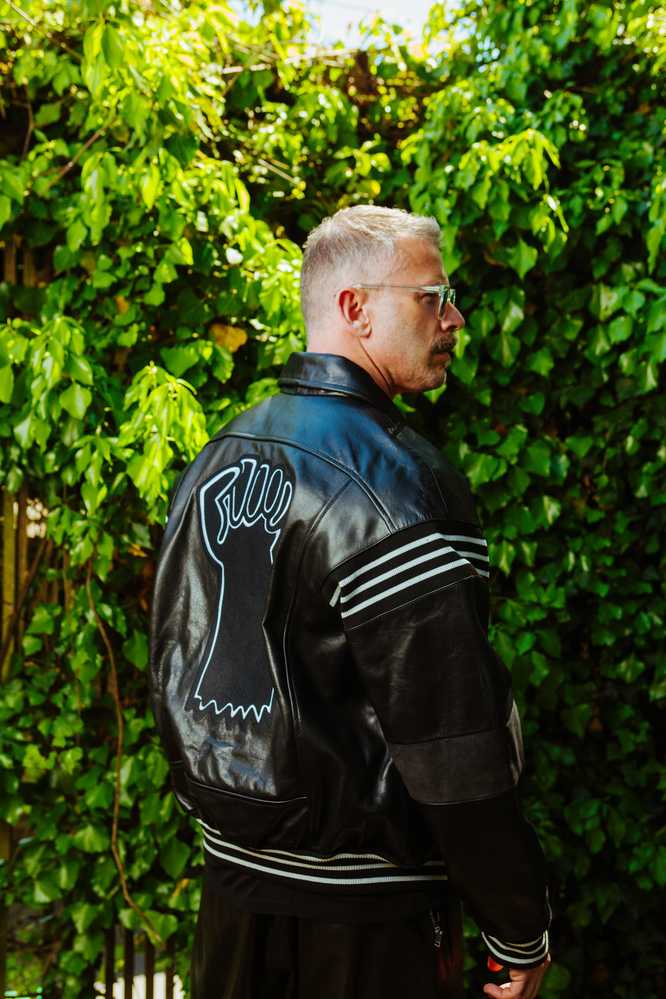 KEITH HARING LEATHER JACKET BY HONEY FUCKING DIJON SS22 - Image 12