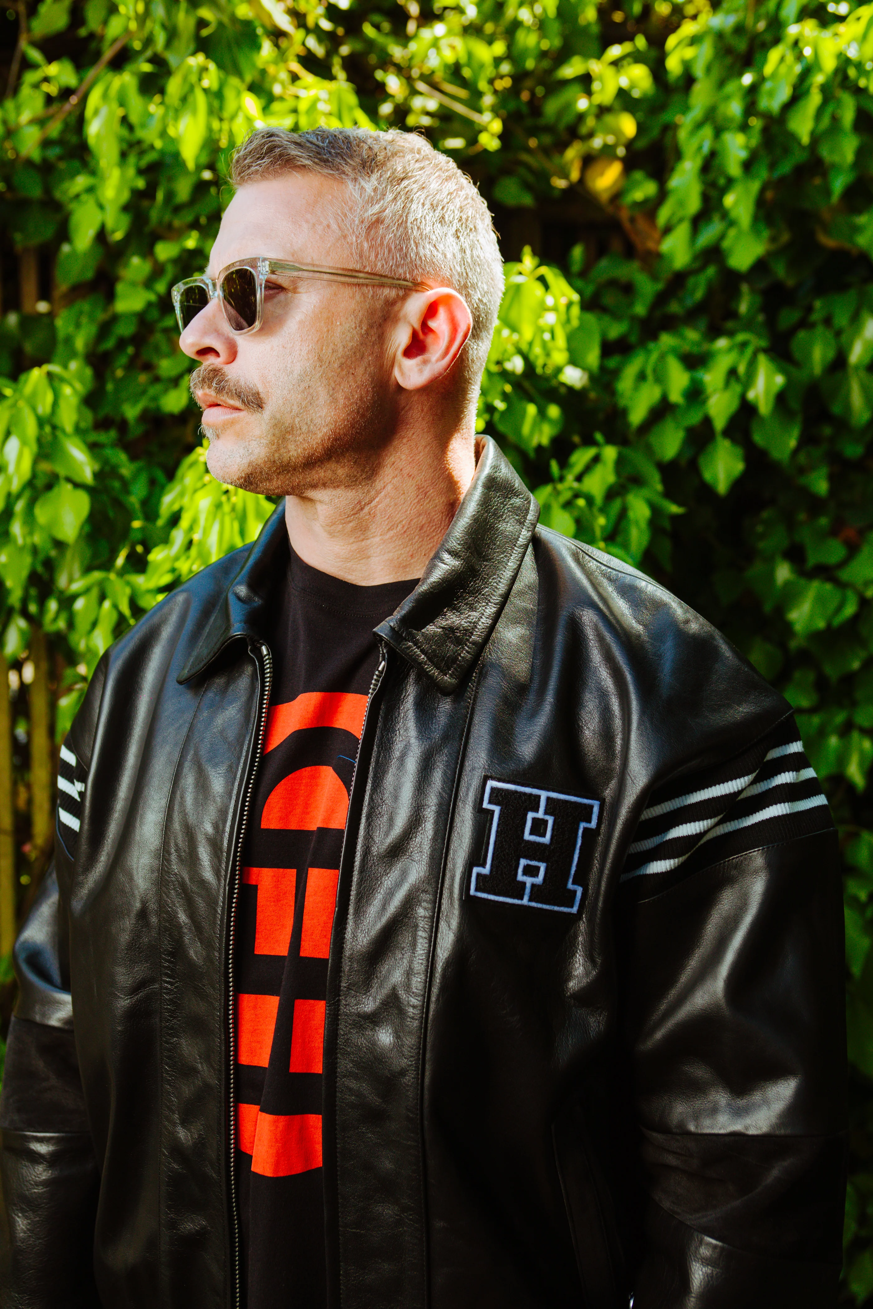 KEITH HARING LEATHER JACKET BY HONEY FUCKING DIJON SS22 - Image 14