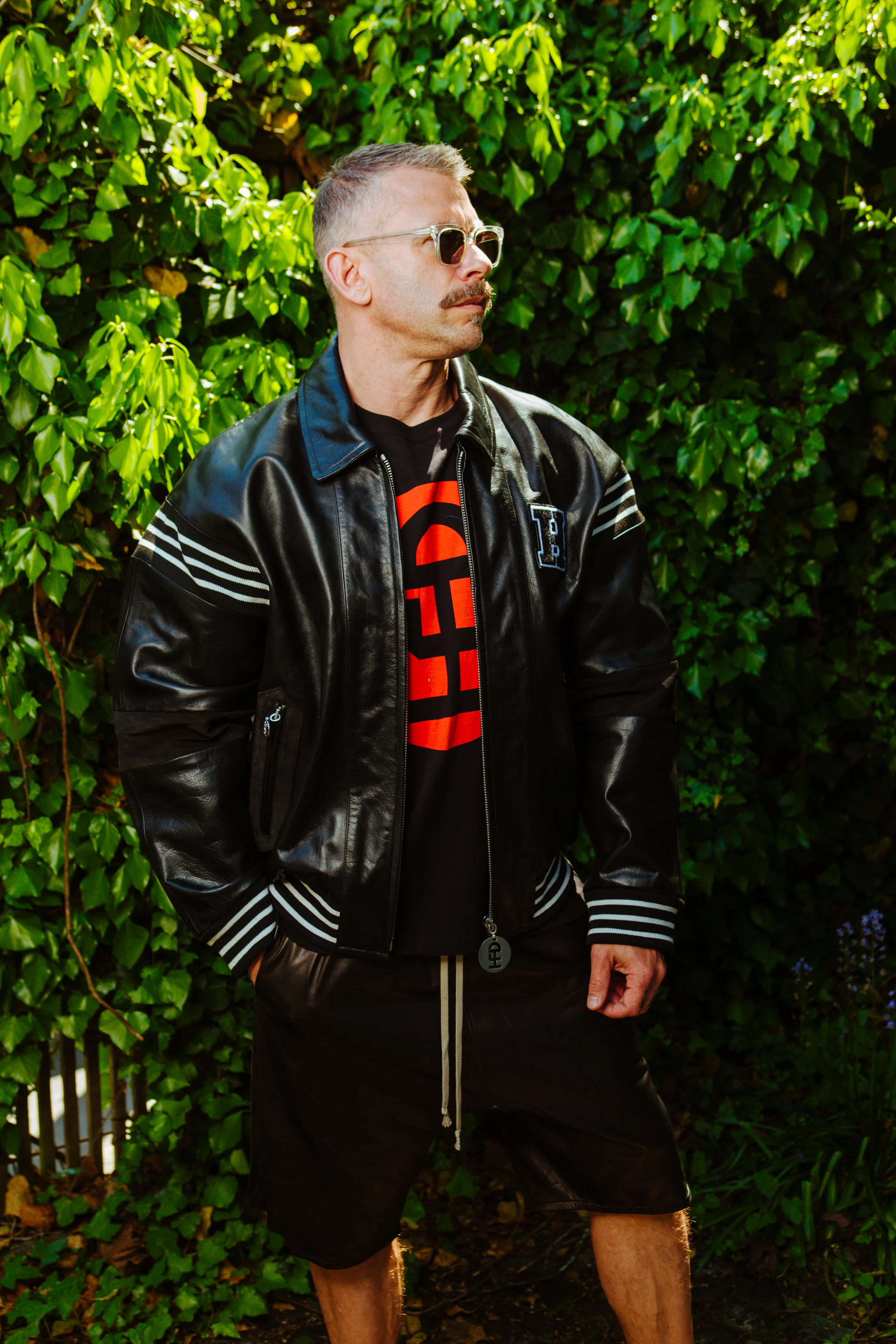 KEITH HARING LEATHER JACKET BY HONEY FUCKING DIJON SS22 - Image 7