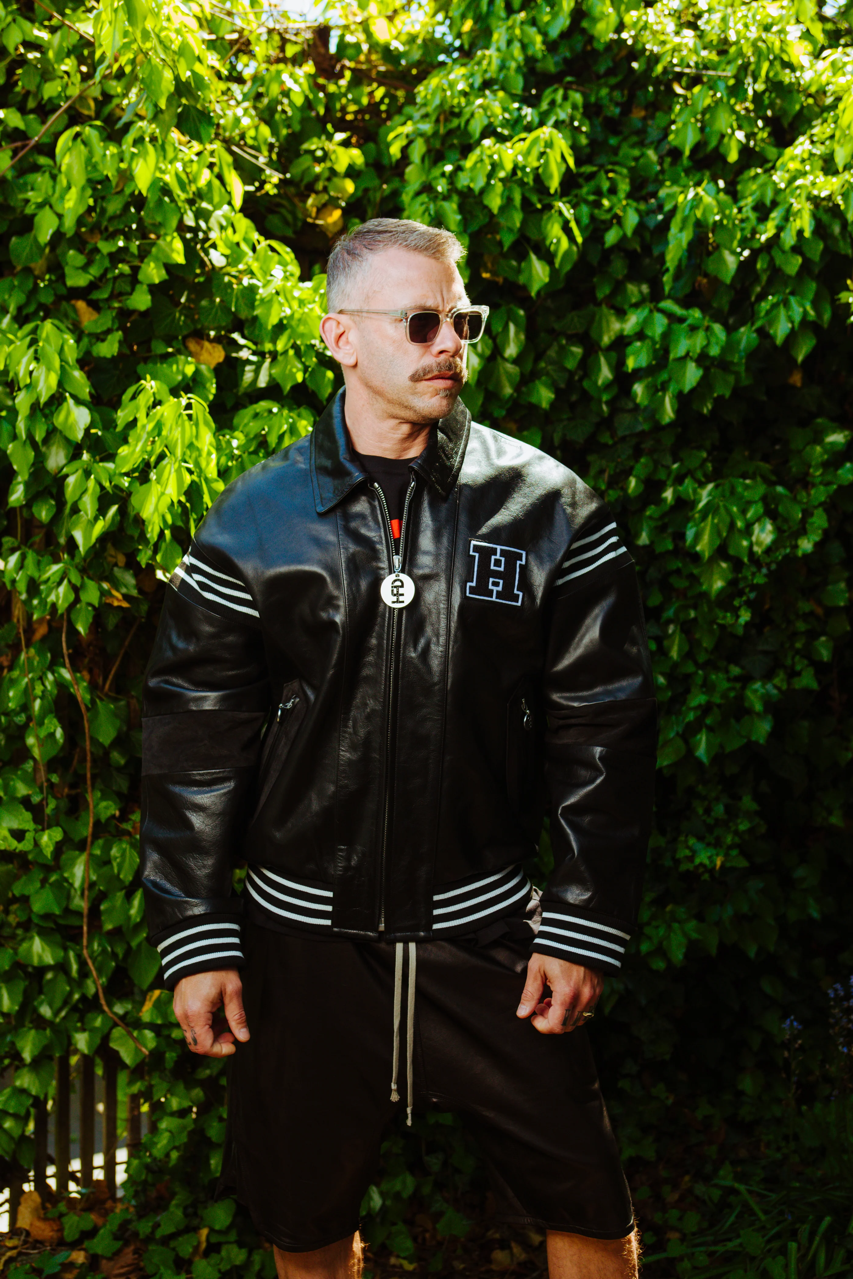 KEITH HARING LEATHER JACKET BY HONEY FUCKING DIJON SS22 - Image 8