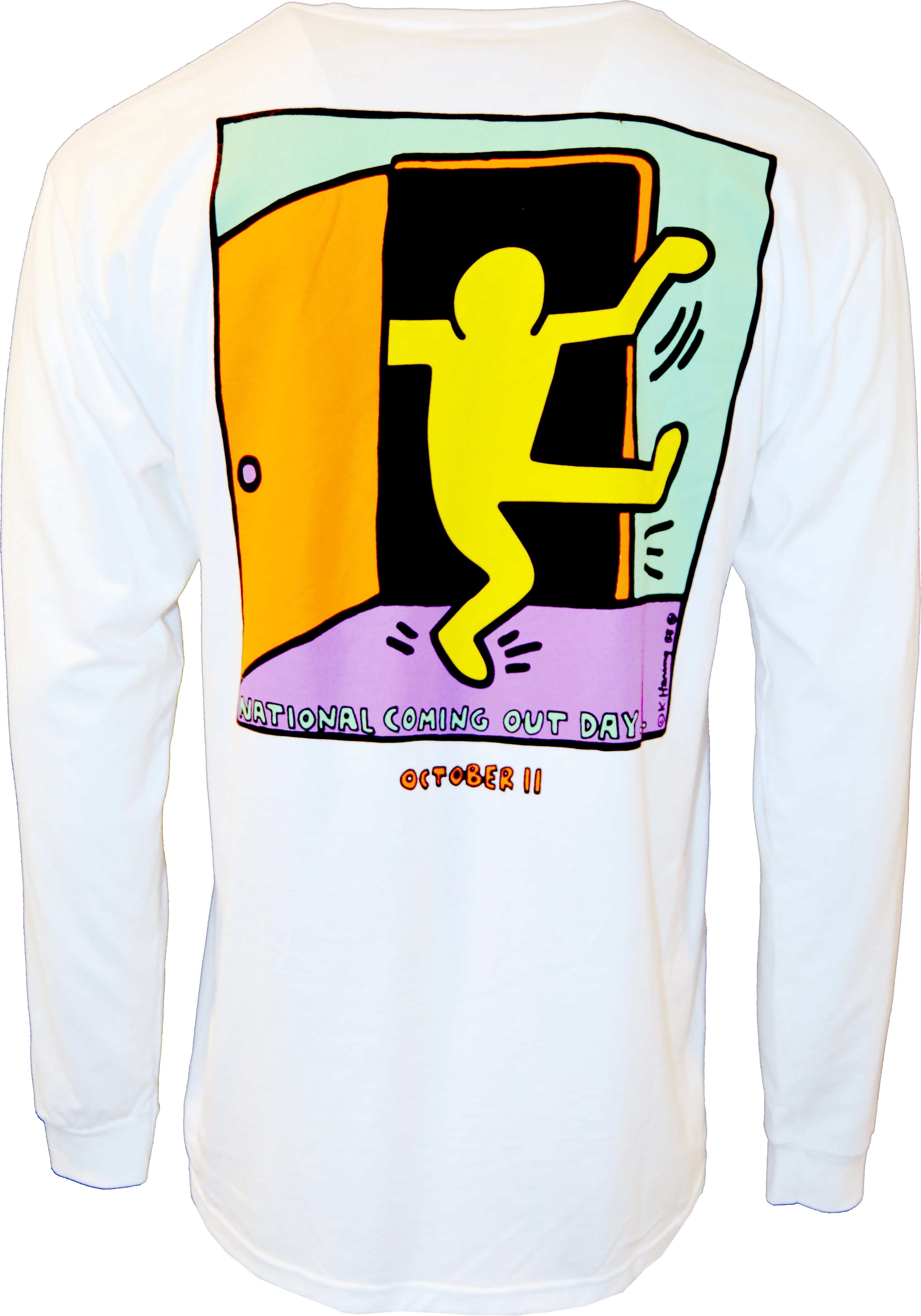 Keith Haring National Coming Out Day Long Sleeve Tee - Image 3