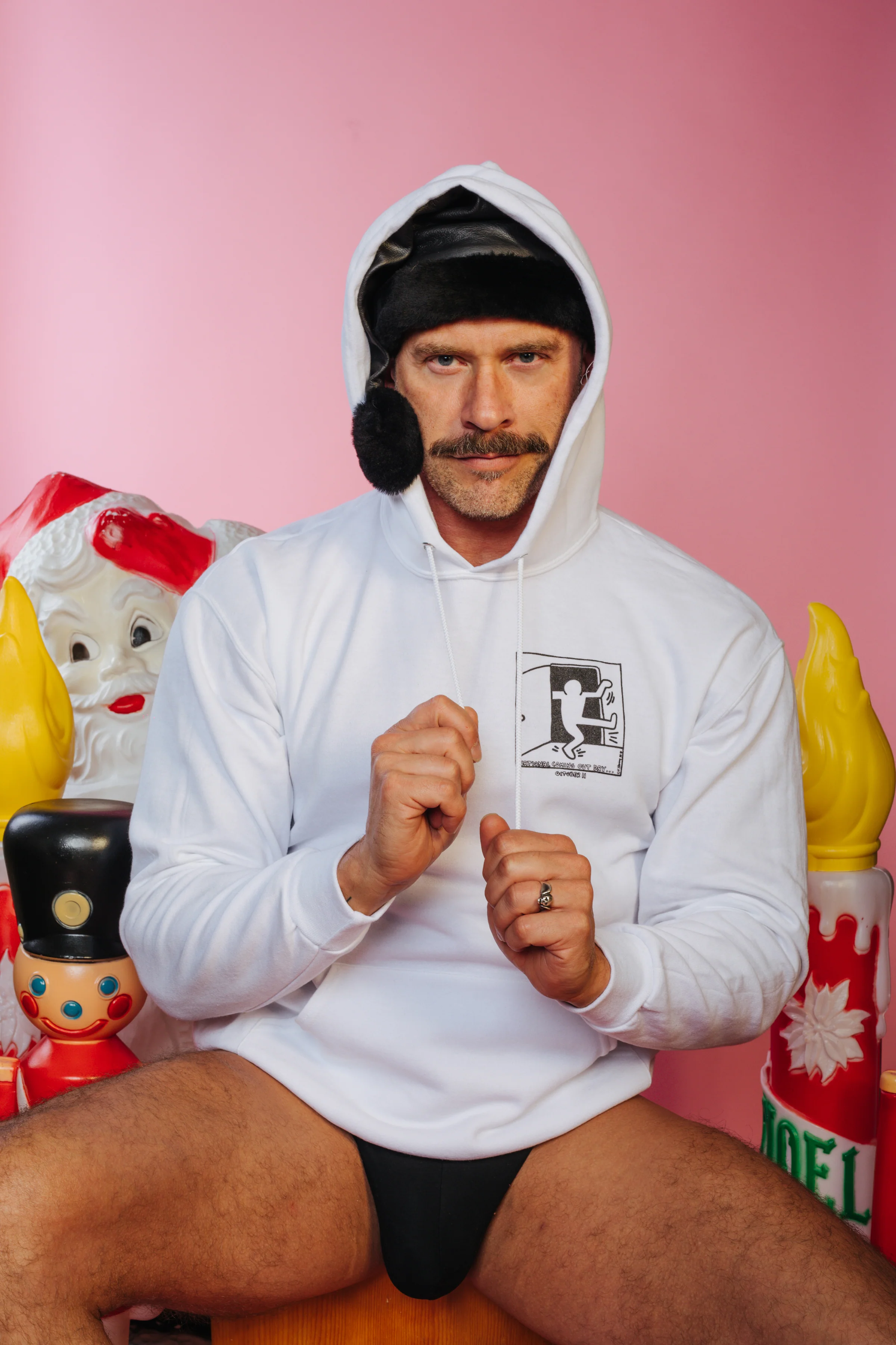 Keith Haring National Coming Out Day Hoodie / White - Image 11