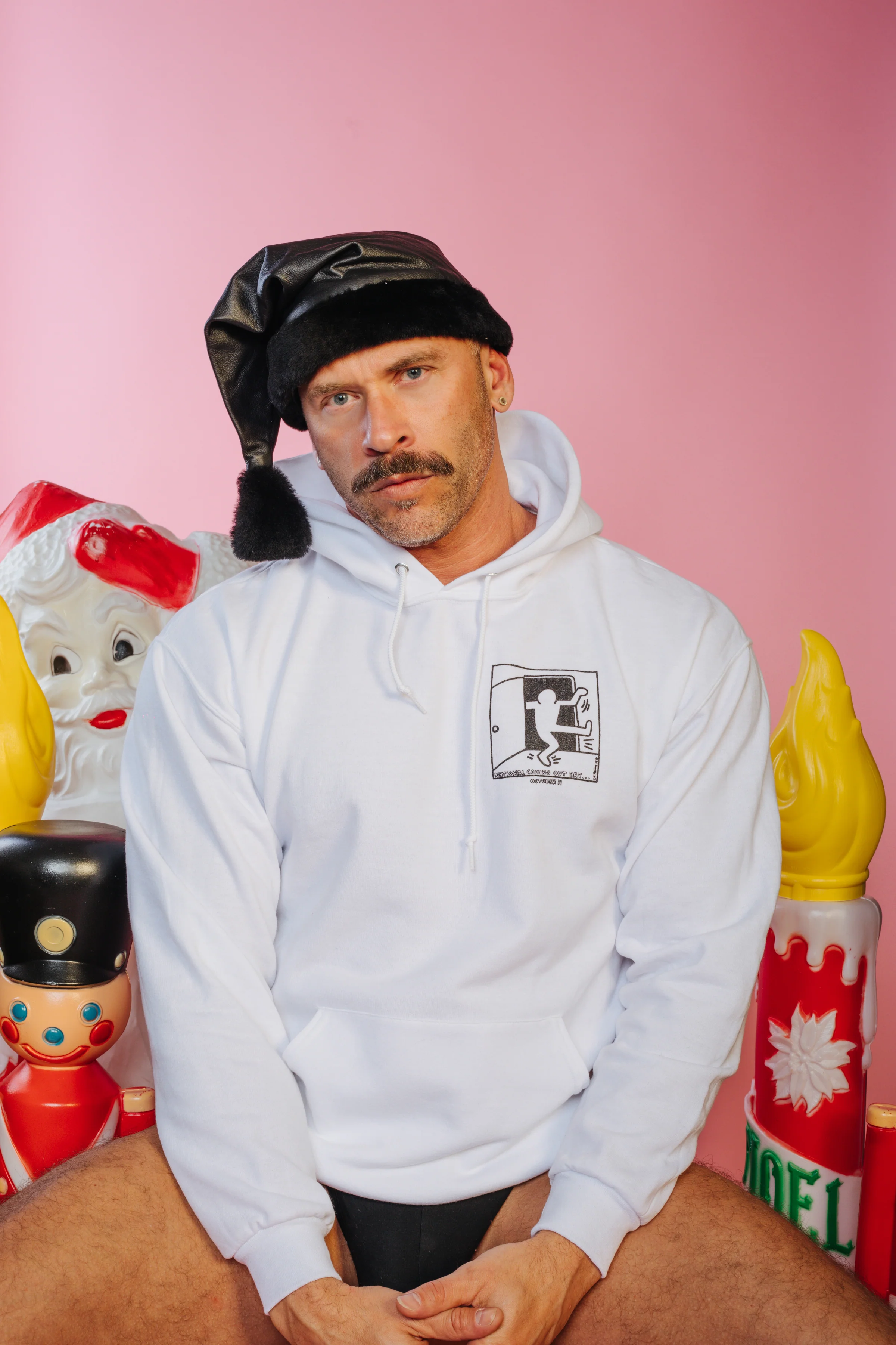Keith Haring National Coming Out Day Hoodie / White - Image 8