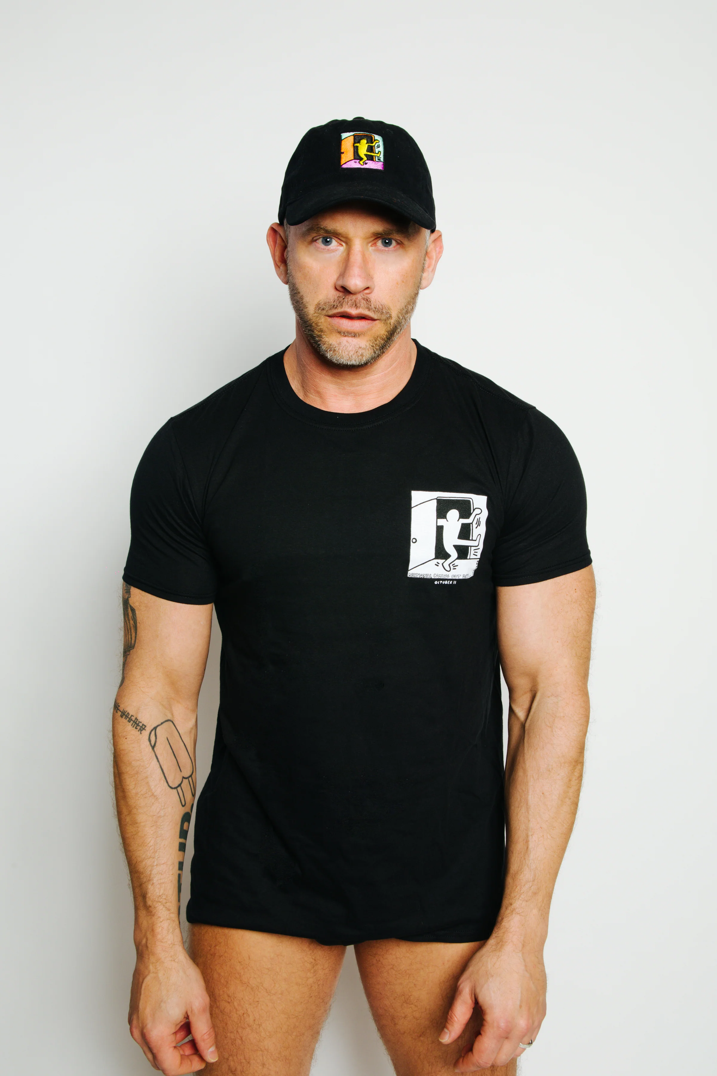 Keith Haring National Coming Out Day Tee - Black - Image 3