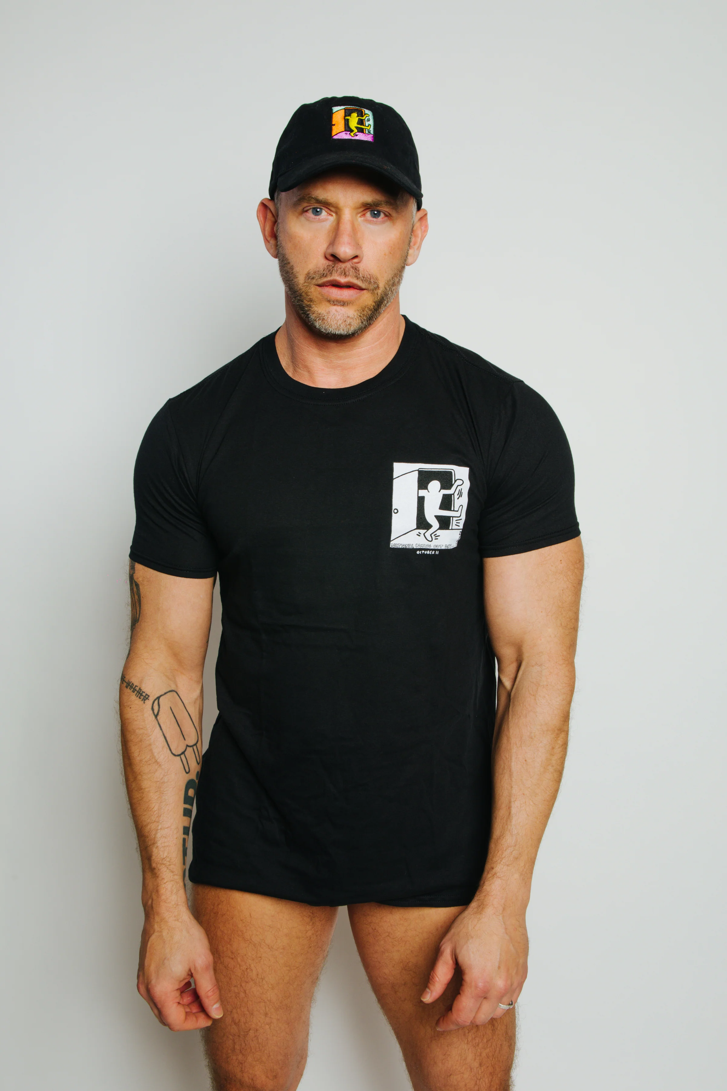 Keith Haring National Coming Out Day Tee - Black - Image 4