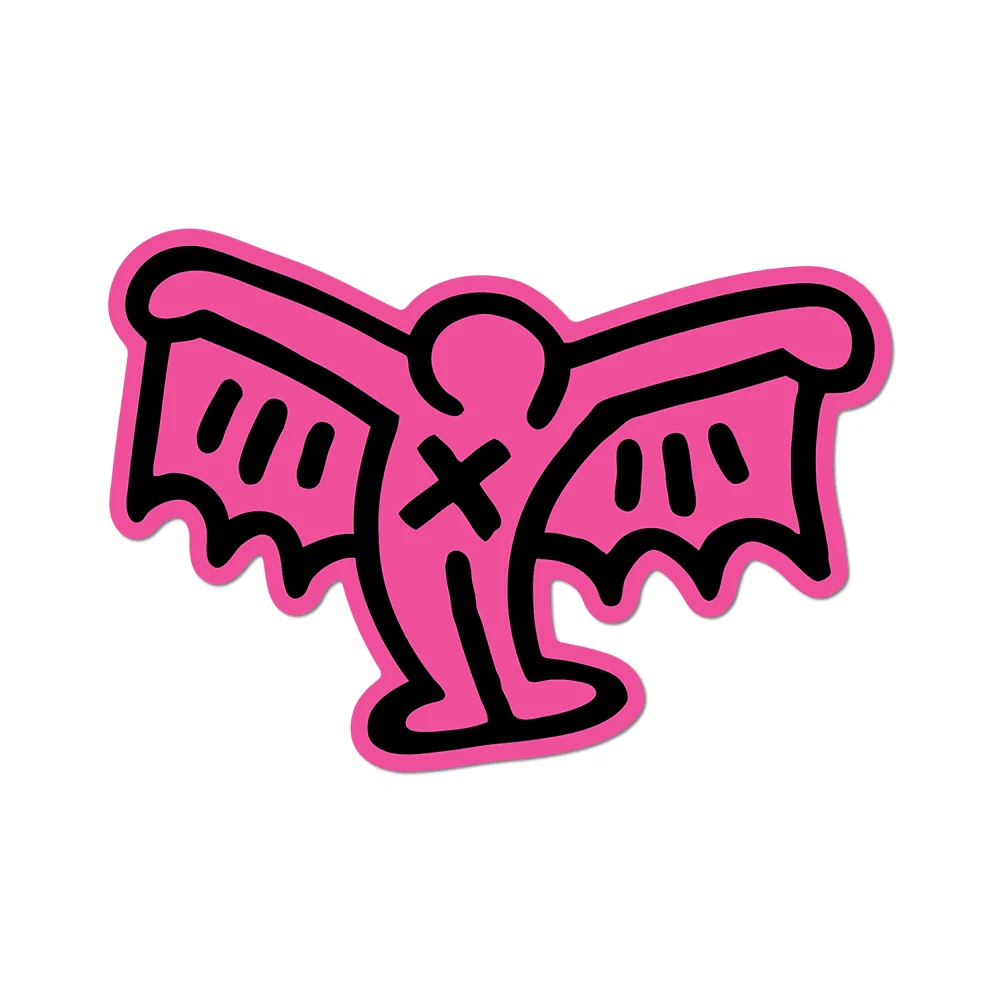 Keith Haring Pink Pop Shop Devil - Die-Cut Sticker - Image 2