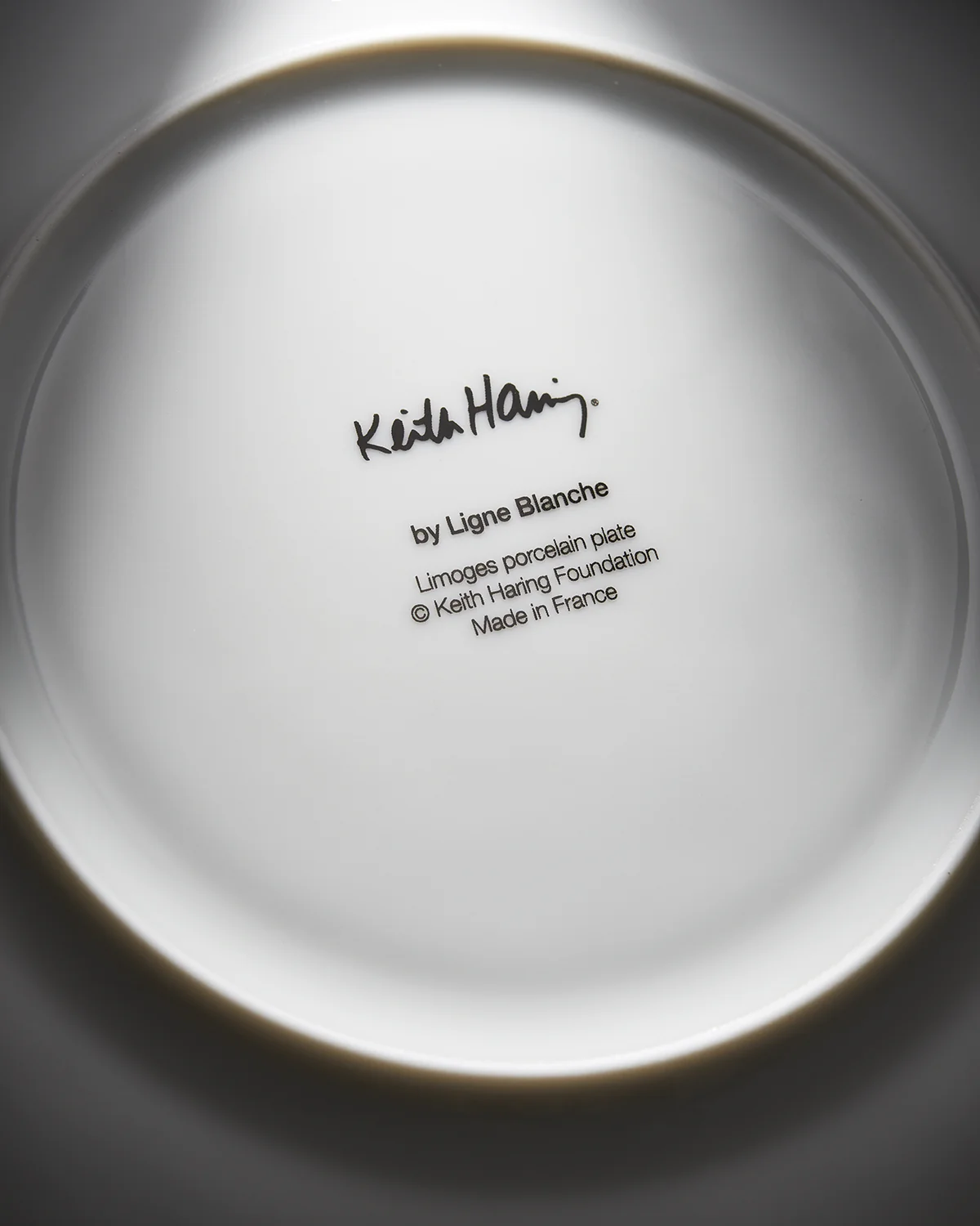 Keith Haring PORCELAIN PLATE "SILVER COLLECTION" #5 - Image 4