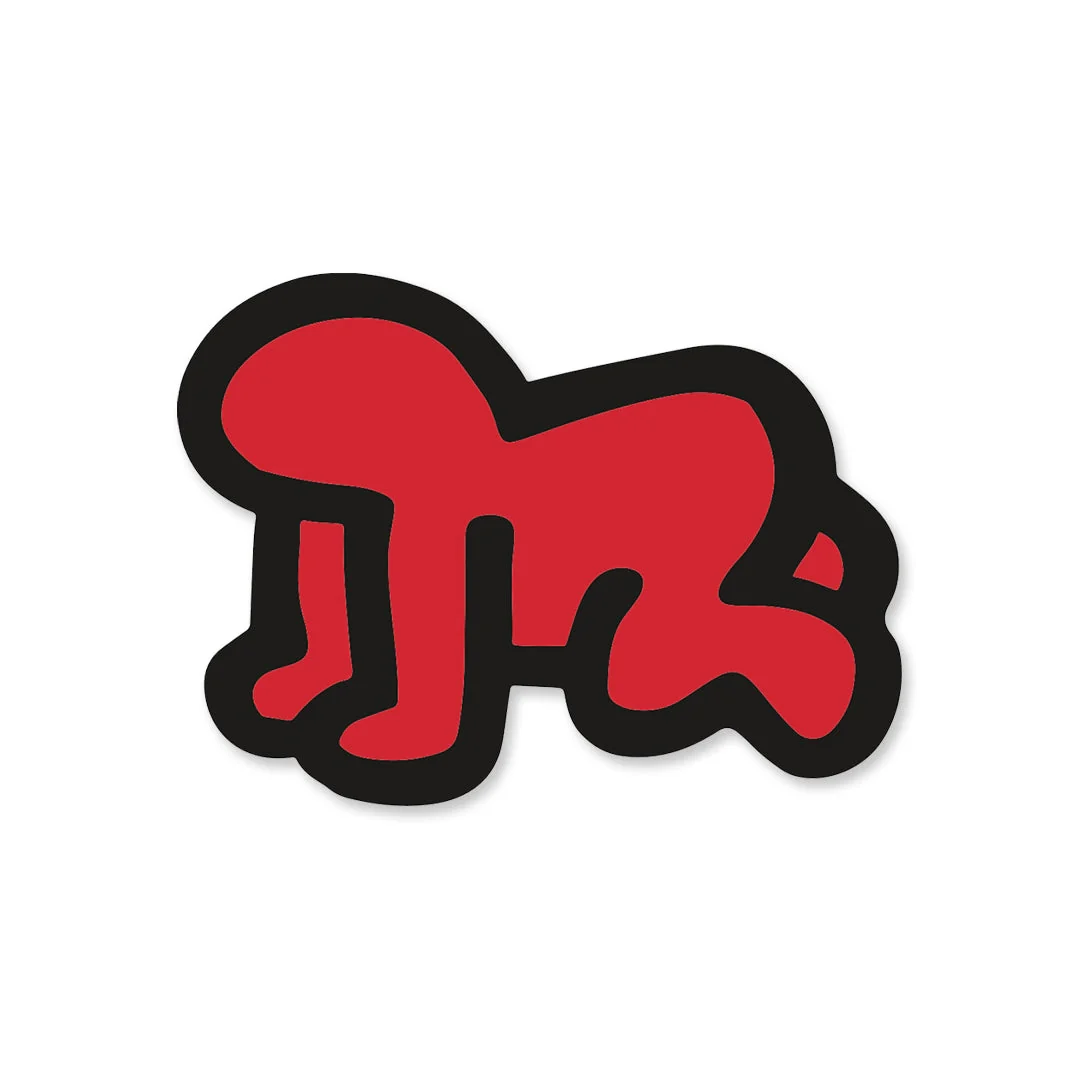 keith Haring Red Radiant Baby Patch
