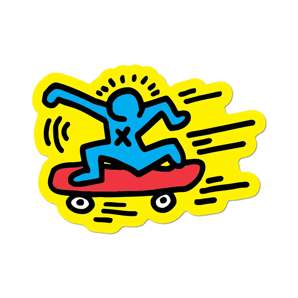 Keith Haring Skater - Die-Cut Sticker - Image 2