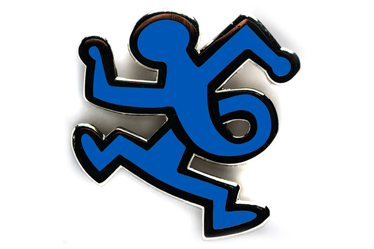 KEITH HARING TWIST MAN PIN - BLUE - Image 2